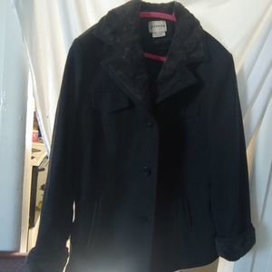 St.Johns Bay Grey wool coat